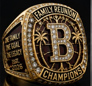 Family Reunion Championship Ring - front view
